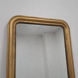 Grand miroir mercure Louis Philippe 129 x 72 cm doré ancien