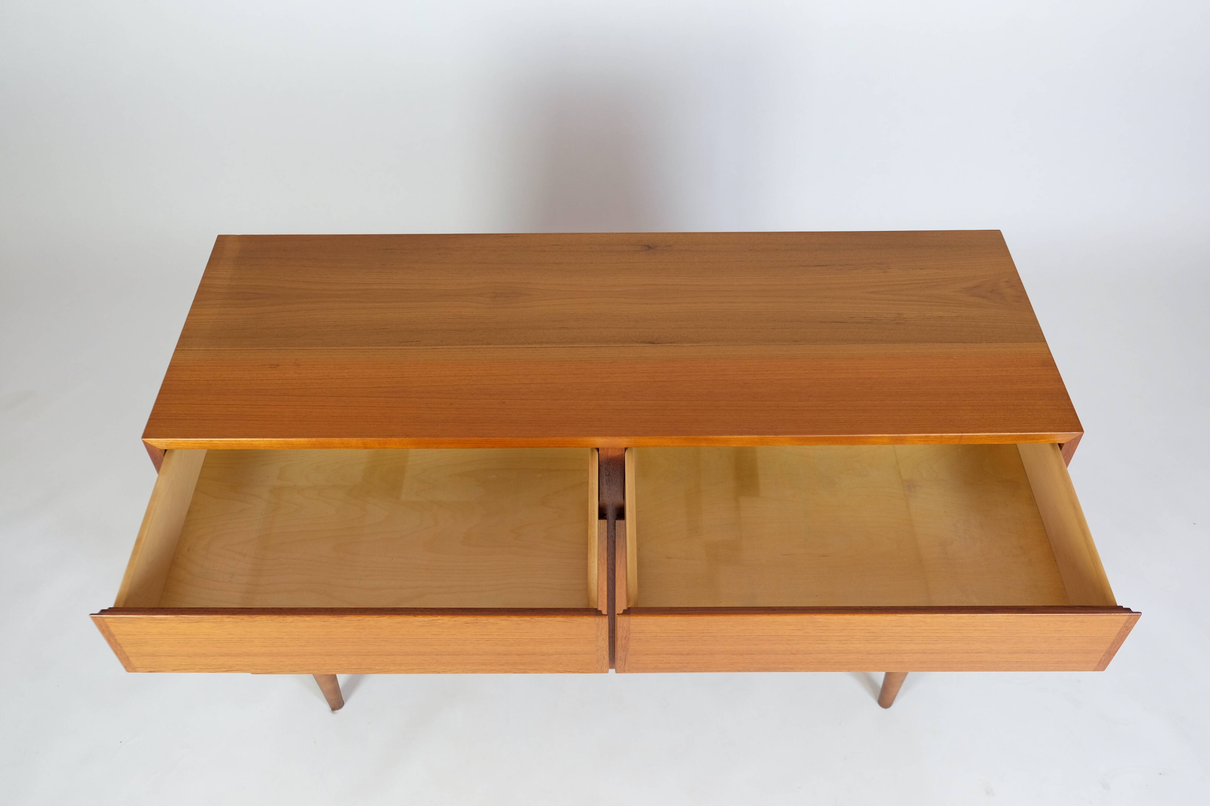 Buffet vintage en teck Omann Jun Kommode 60er Design danois 120cm
