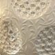 Vintage Verlys glass vase with cabochons