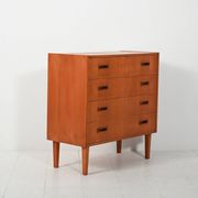 1960s Scandinavian teak chest of drawers