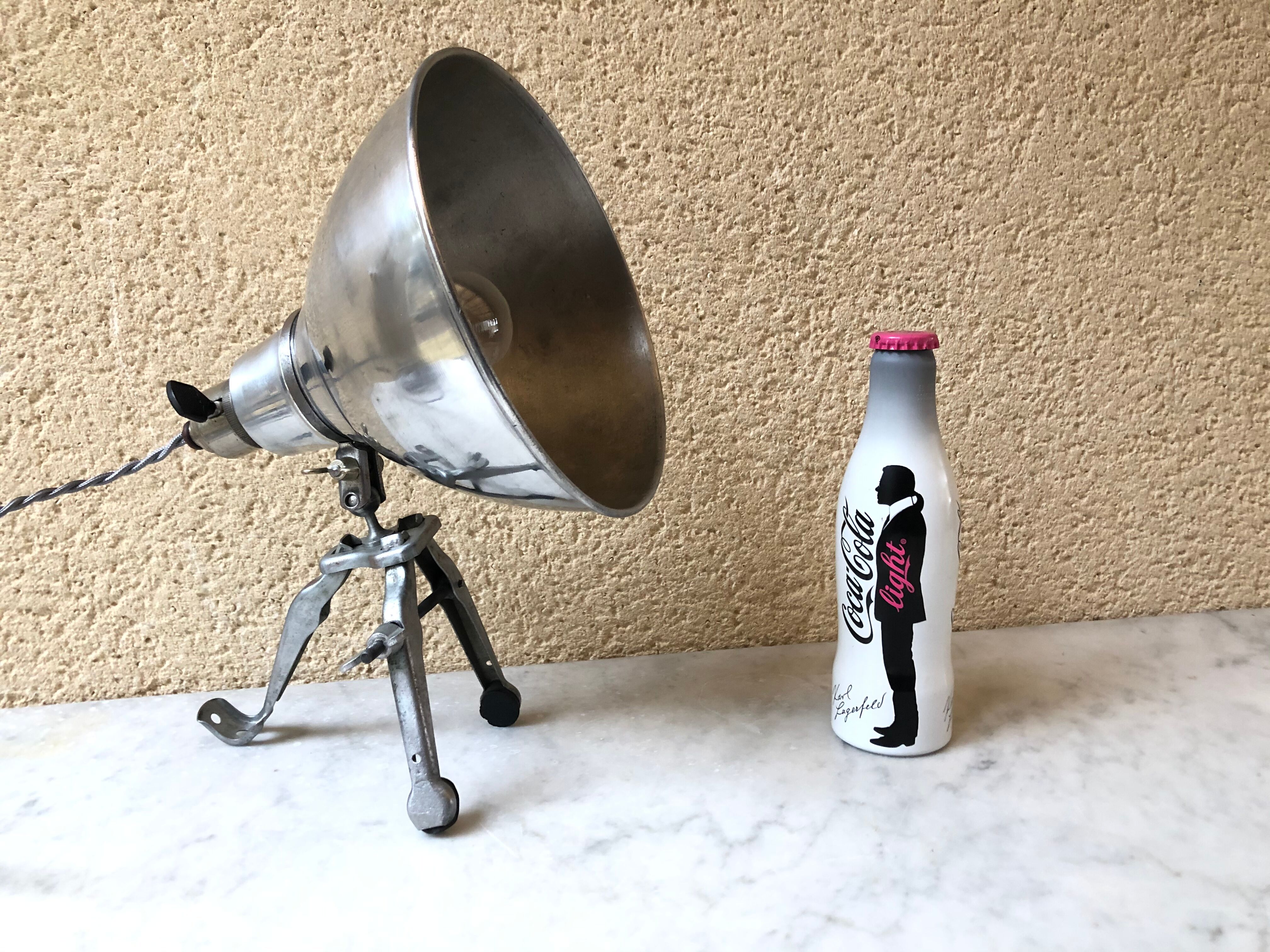 A.E.Cremer vintage 1960s cinema spot projector lamp