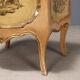 Antique bedside tables in Baroque style, wooden, Italy, 20th century.