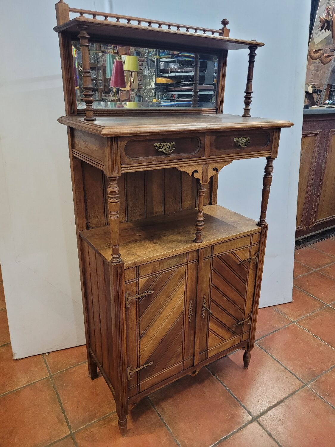 Walnut service furniture