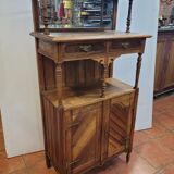 Meuble desserte en noyer