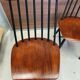 Two-tone Scandinavian chairs 50s, 60s