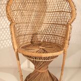 Armchair "Emmanuelle" in rattan for children