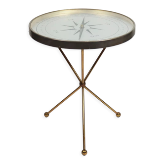 Table ronde d'appoint vintage