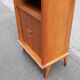Golden oak bookcase 1950