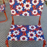 3 retro folding chairs, camping, beach, around 1970