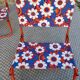3 chaises pliantes rétro, camping, plage, vers 1970