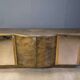 Brass credenza by Belgochrom, 1980s