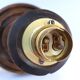 Solid wood lamp base by Charles Dudouyt