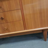 Libary by Gaston Poisson around 1950 teak