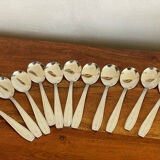 11 small ice spoons in their box