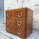 Art Deco period chest of drawers in walnut 1930
