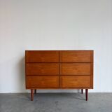 Commode double vintage danoise en teck