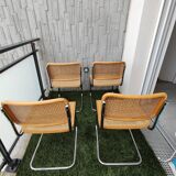 Set of 4 Cesca B32 chairs by Marcel Breuer