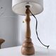 Lampe de bureau en bois chêne clair 1950