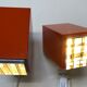 Wall lamps Kuben H-A Jakobsson Sweden Vintage