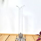 Soliflore old glass & tin