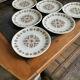 6 flat plates Pillivuyt in French porcelain