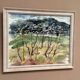 Original Swedish oil on panel “Nature” by René S-G, signed, vintage & framed 34×28cm