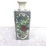 Bouteille en céramique siliceuse Perse XIXe dynastie Qajar