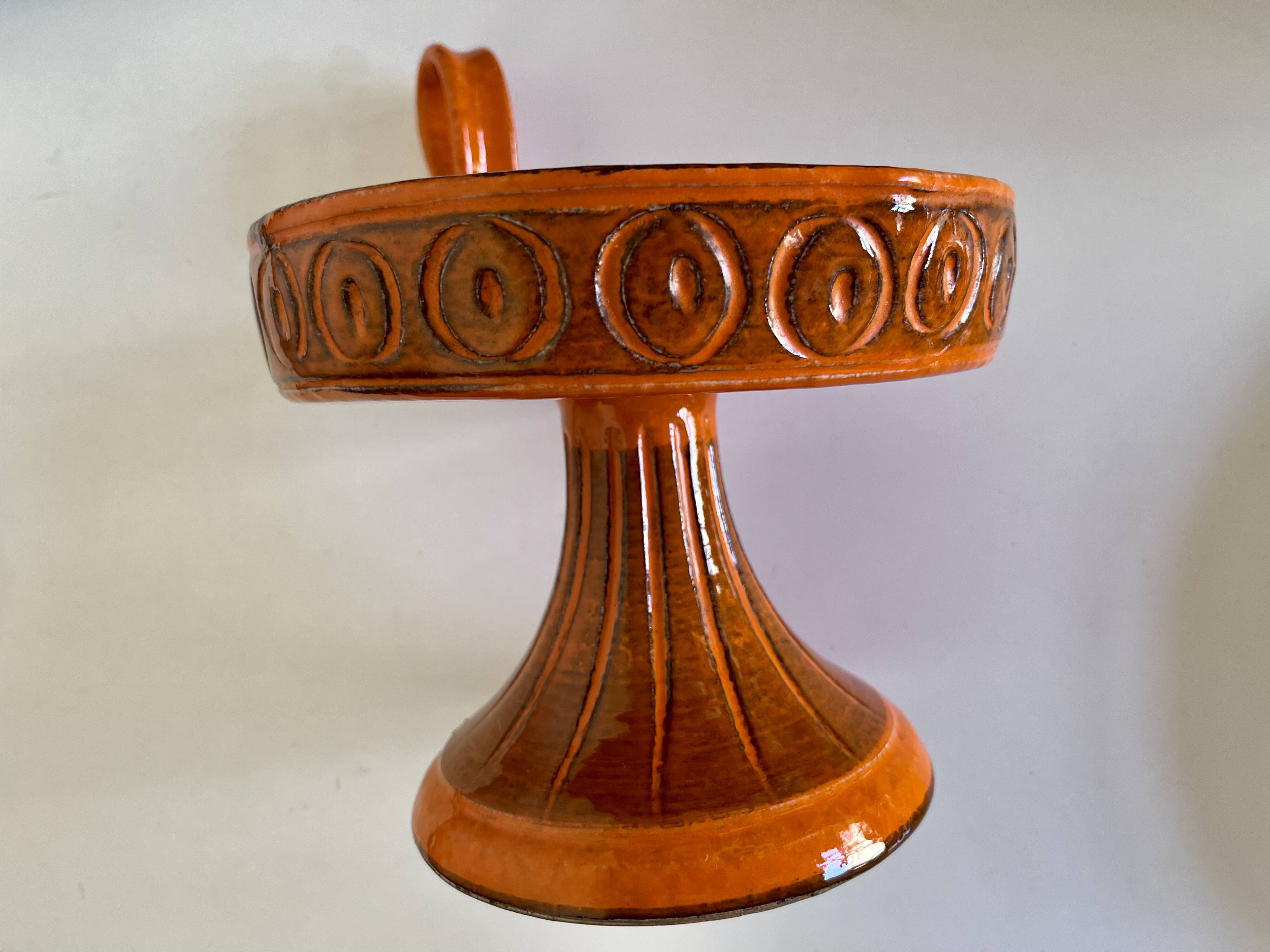 Ceramic, Aldo Londi centrepiece for Bitossi XXL, 1960