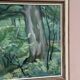 Original Swedish Oil on Canvas – "Path through the Forest" by H.J. Larsson – Signed, Vintage and Framed – 70 x 50 cm (27.5 x 19.6 inches)