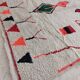 Handmade wool Berber rug 278x152cm