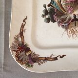 Presentation plate square iron earth