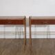 Paire de chevets vintage scandinave en teck