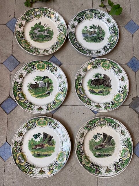 Assiettes Creil et Montereau