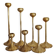 Set of 7 Scandinavian candlesticks