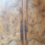 Double antique closet doors