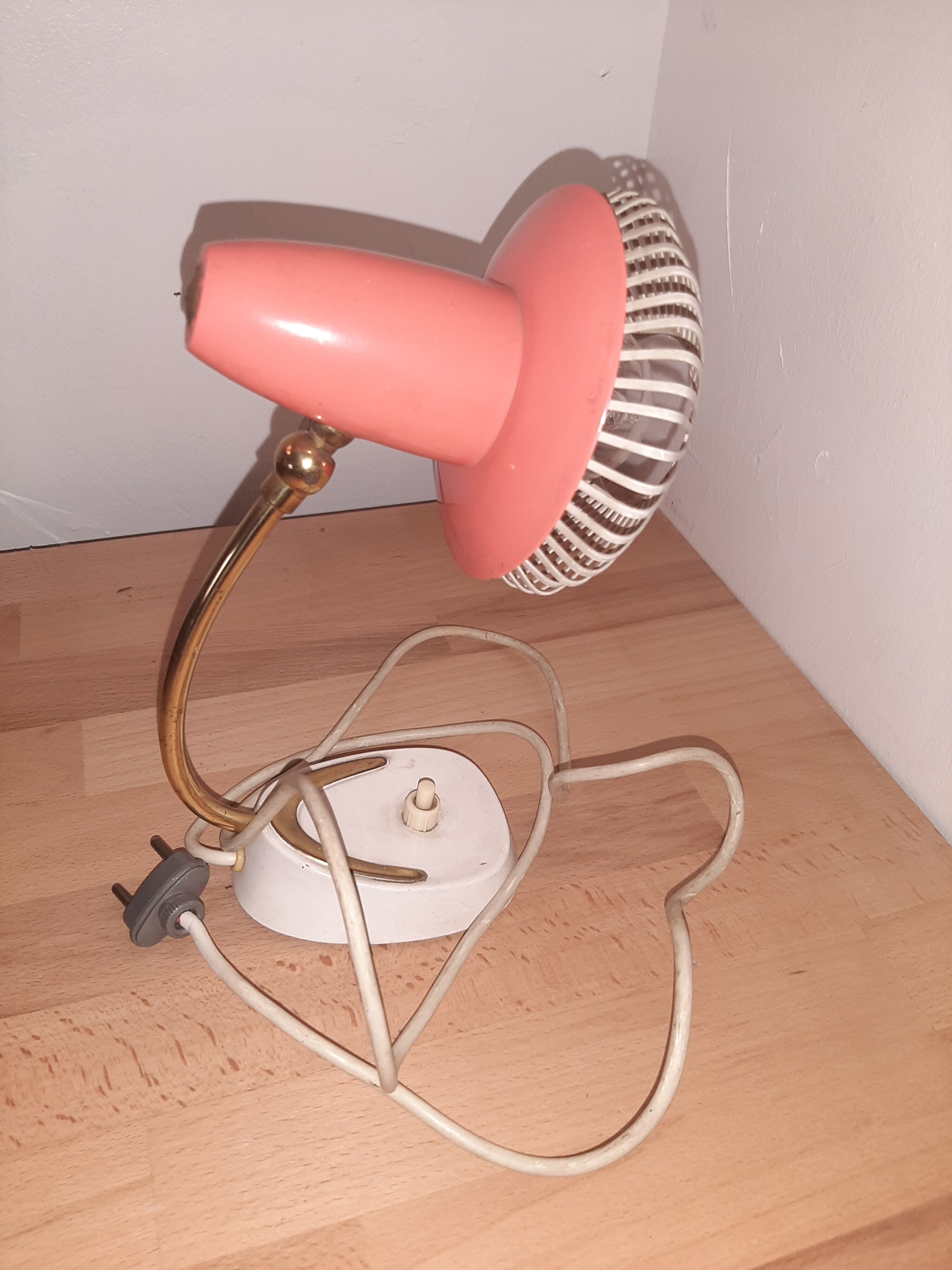 Swiss adjustable vintage modernist bedside lamp