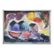 Grethe Hultgren, Swedish Expressionist Composition, Oil on Canvas, 1979, Framed