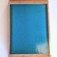 Art deco tray, glass, wood and metal 1930