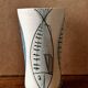Bordeaux Art Ceramic Fish Vase