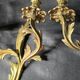 Set of 4 wall sconces in gilded bronze – Louis XV style – 20th century