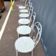 Garden furniture in old iron 6 places