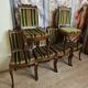 Suite de six chaises d’époque Charles X, en palissandre finement marqueté