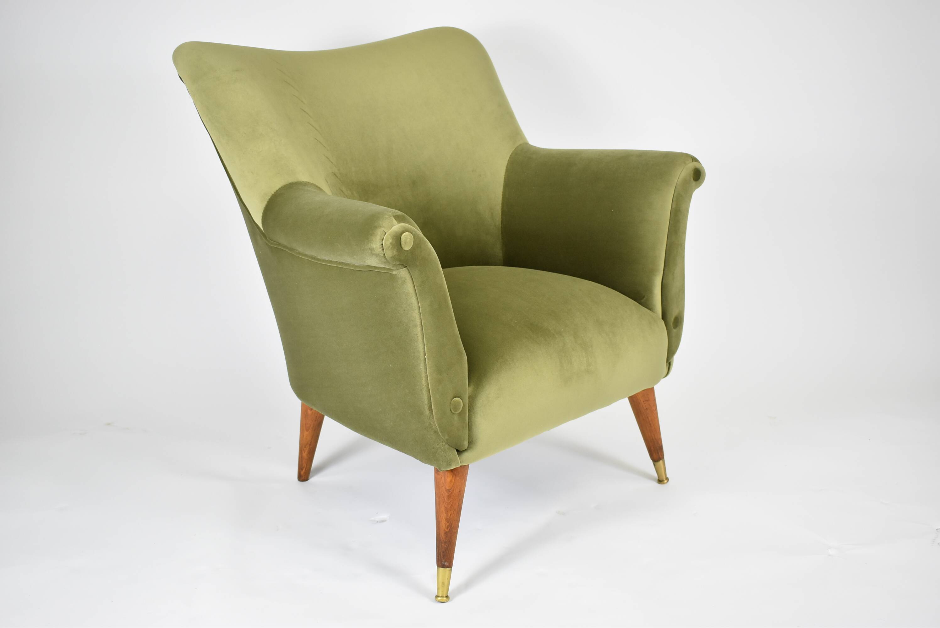 Fauteuil allemand, 1960, entièrement restauré,