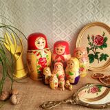 Set of 12 Russian nesting dolls - vintage