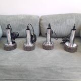 P105 Staff Leuchten 1970s vintage space age pendant light for kitchen or living room