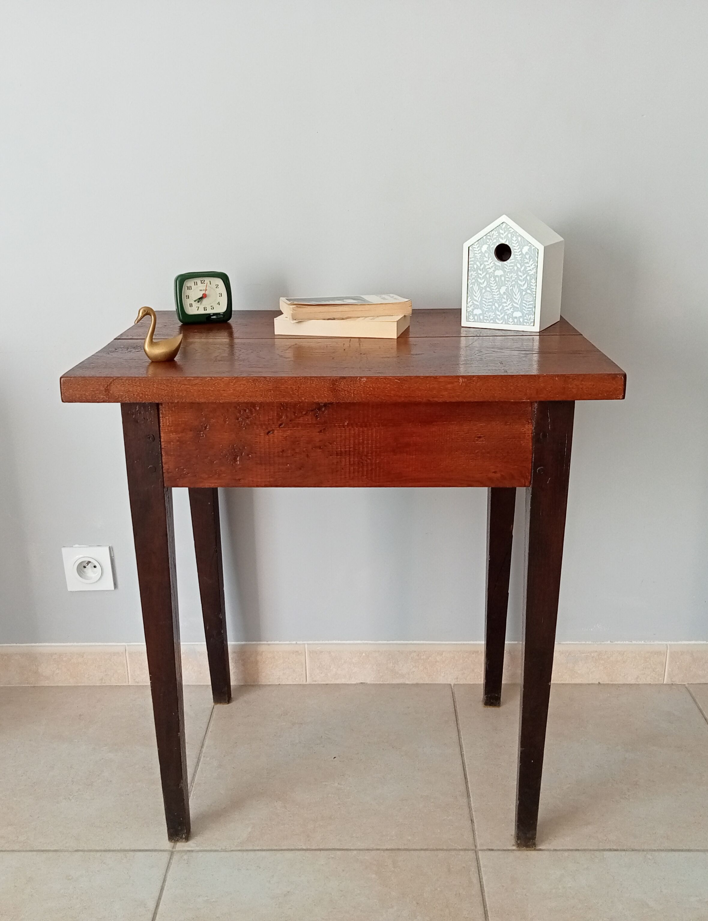 Solid oak table early XXth