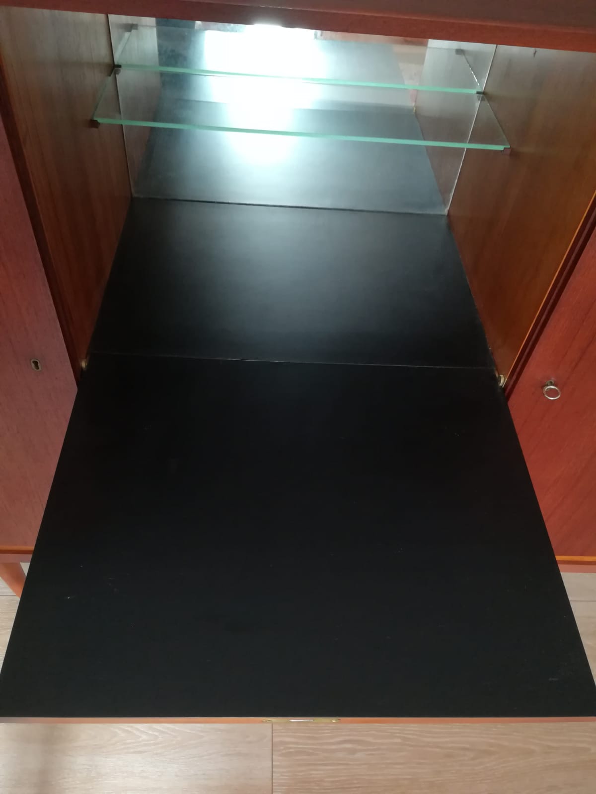 High buffet in teck by GLF Scandinavia