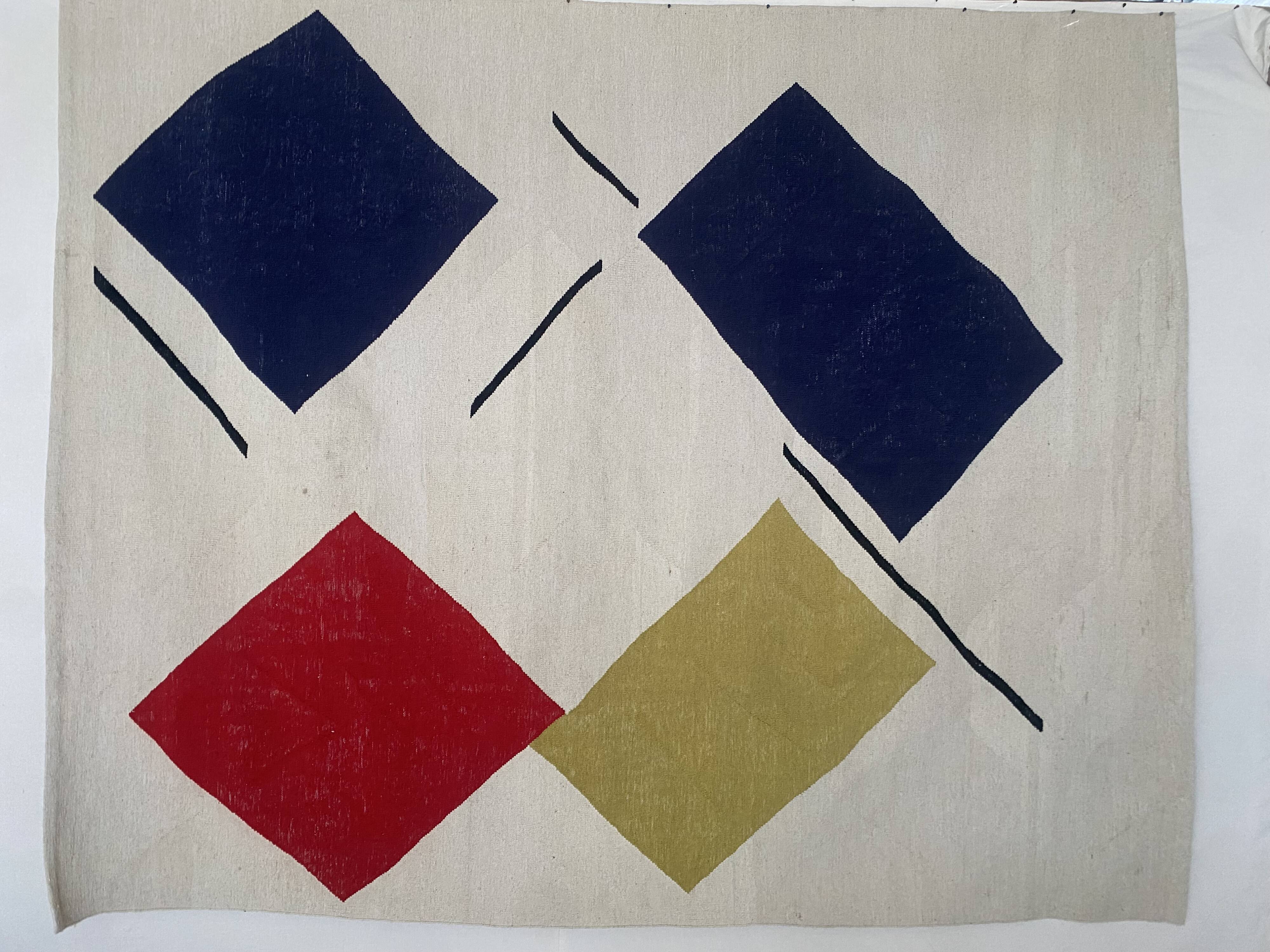 Carpet / TAPESTRY BY KASIMIR MALEVITCH - 100% WOOL