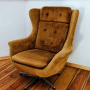 Ushak Swivel Chair by Up Zavody Rousinov from Up Závody, Czechoslovakia, 19