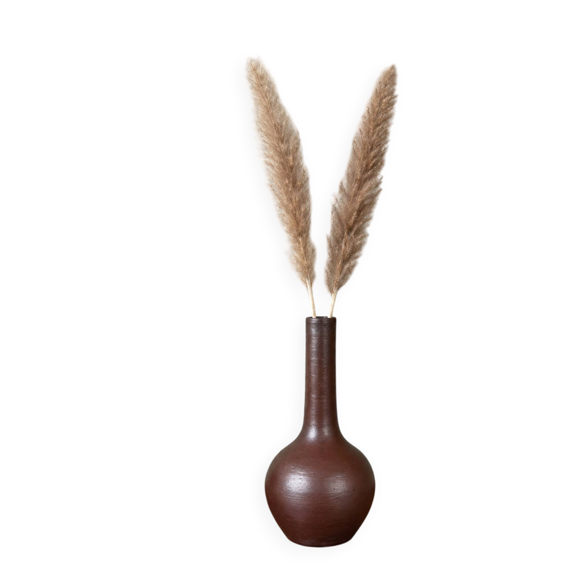 Vintage stoneware soliflore – Sleek silhouette